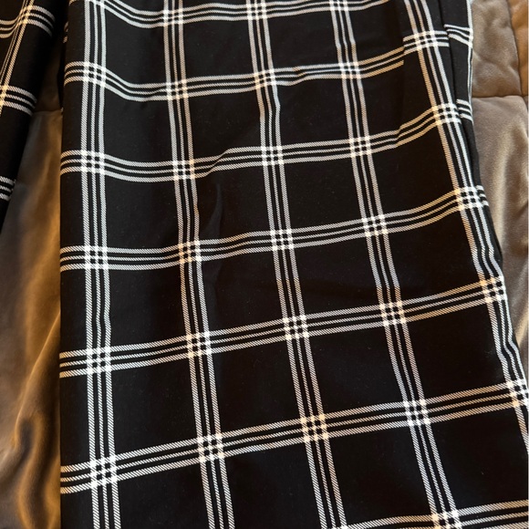 Torrid Studio Black & White Plaid Pants - Picture 2 of 4